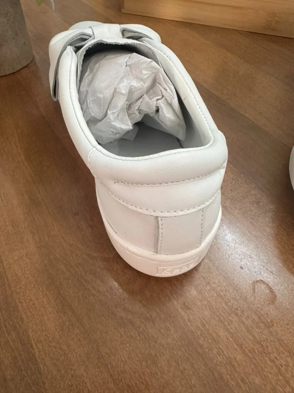 Keds Ace Bow Leather Slip Ons
